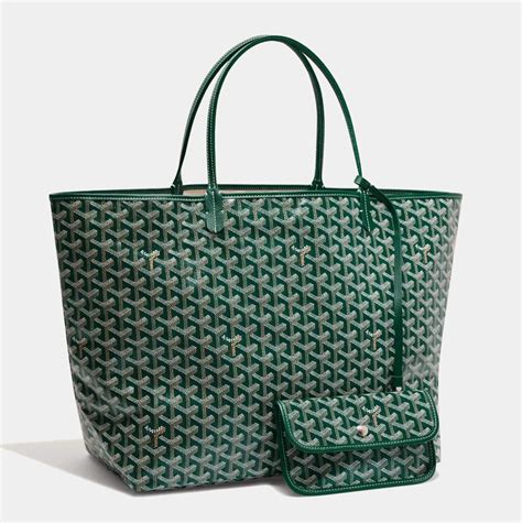 goyard bag green